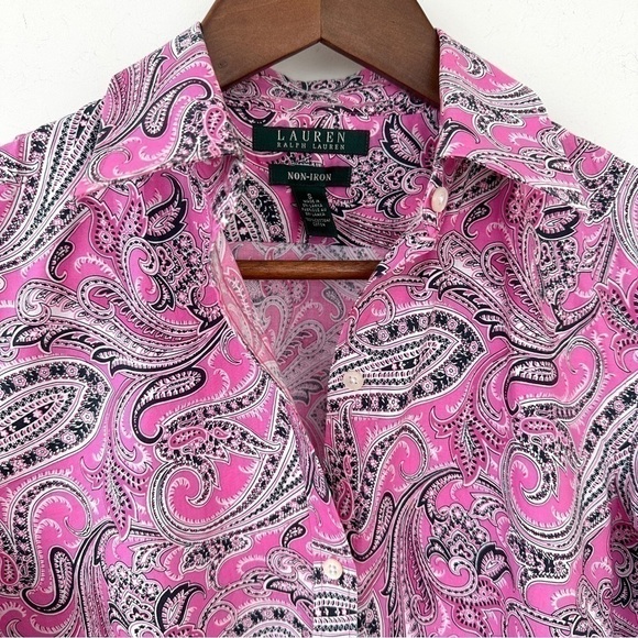 Ralph Lauren button down shirt with long  sleeves in 💯 cotton, non-iron - Picture 5 of 9